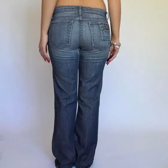 Joe’s Jeans Dark Wash Low Rise Jeans - Picture 4 of 5